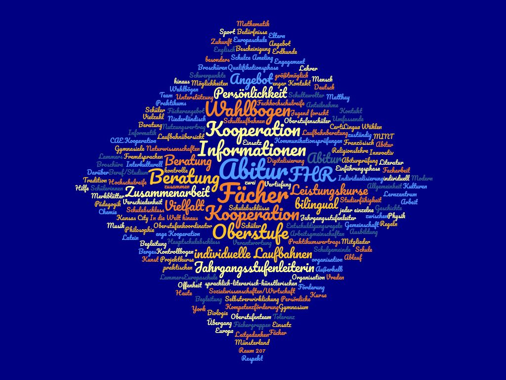 Lammers Oberstufe Wordcloud(1)-1 Lammers Oberstufe Wordcloud(1)-1